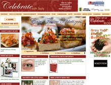 Tablet Screenshot of celebratewithstyle.com